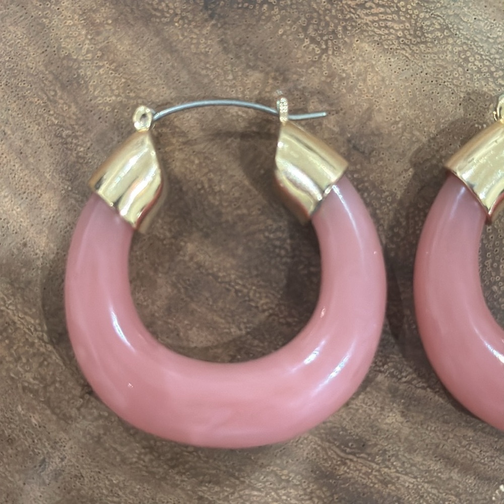 Pink Hoops - Picture 2 of 2